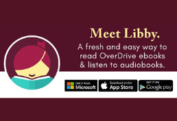Meet Libby, a fresh and easy way to read Overdrive ebooks and listen to audiobooks.