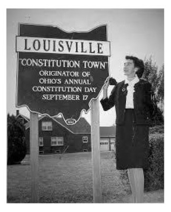 Olga T Weber, Louisville activist, persuaded Congress to create Constitution Day.