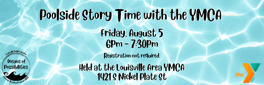 Poolside Story Time August 5 