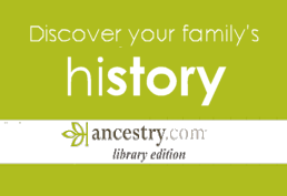 Trace your genealogy using historical records. U. S. Census records; military records; court, land and probate records; vital and church records; directories; petitions for naturalization; passenger lists and more. You must be in the library to access this database.