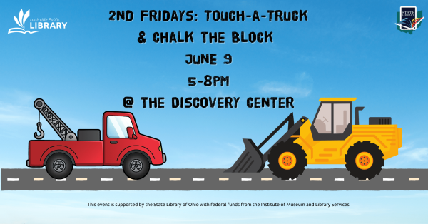 Second Friday June 9 with Chalk the Walk and Touch a Truck