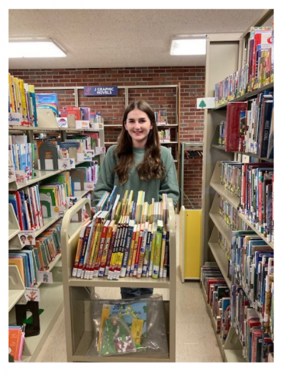 Anna is one of our new shelvers