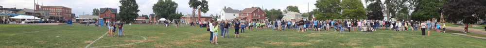 panoramic view of tailgate Party 2022