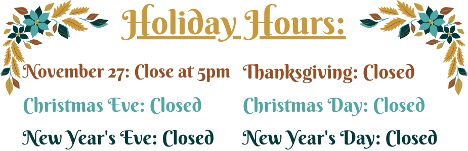 2024 Holiday Hours