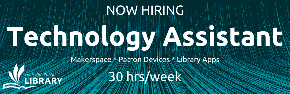 Now Hiring: Technology Assistant