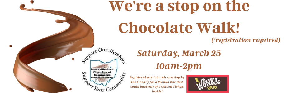 We're a stop on the Chamber of Commerce's Chocolate Walk!