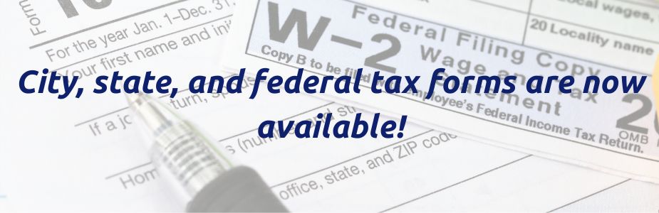 Tax forms are now available